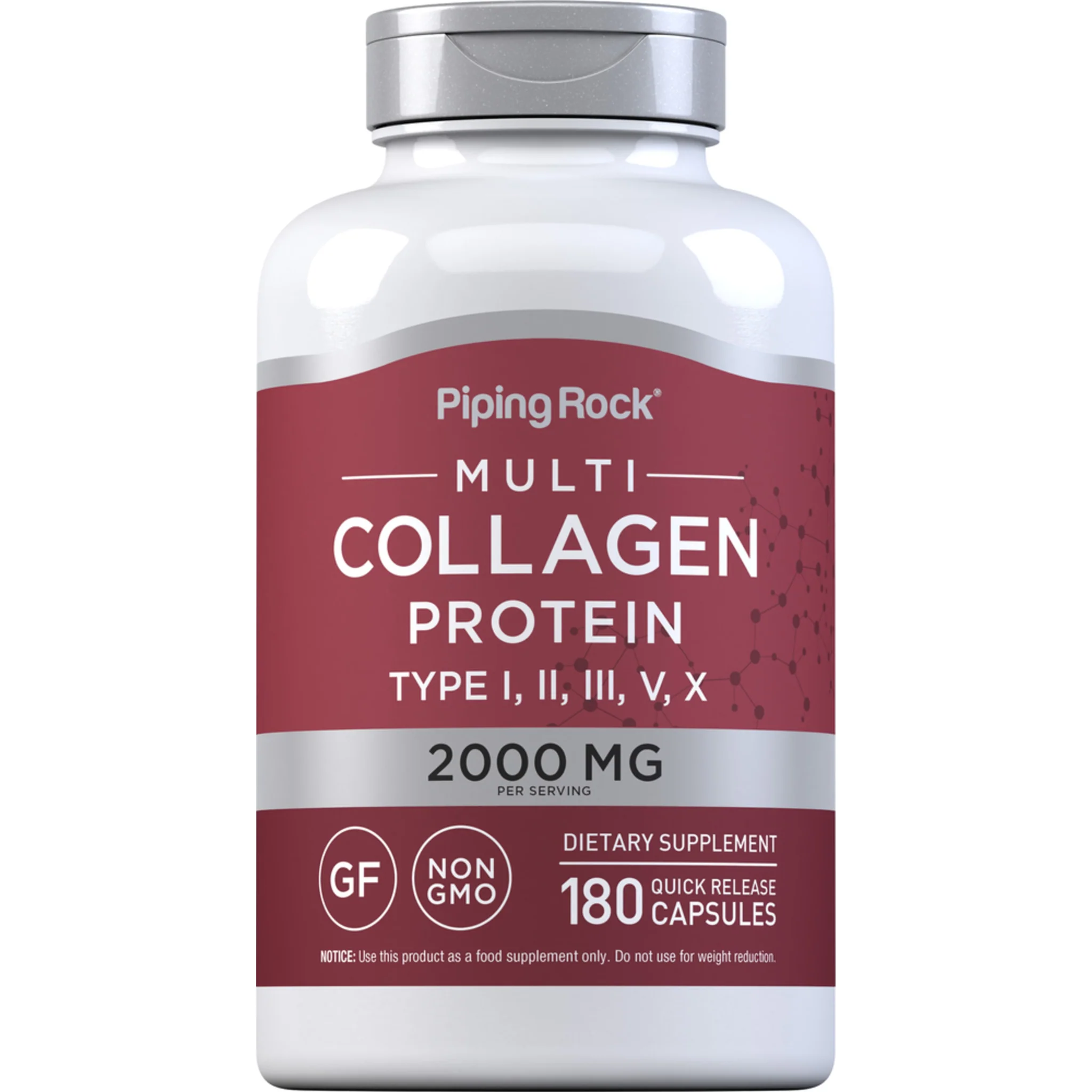 MultiCollagenProtein_TypesI_II_III_V_X_2000mg_perserving_180QuickReleaseCapsules